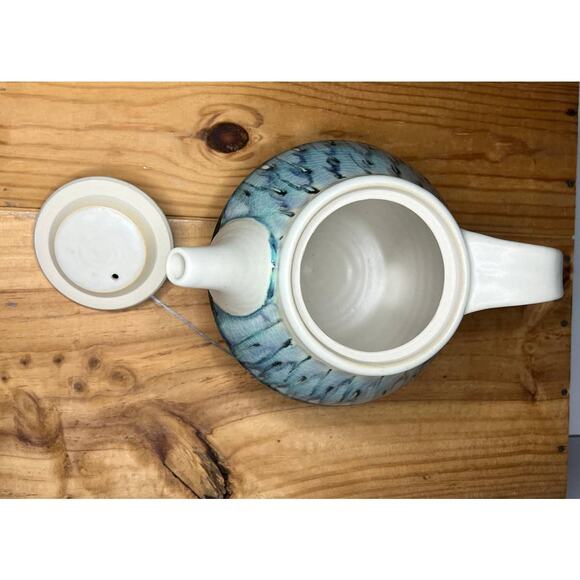 Teapot Ceramic Glazed Porcelain Pottery Jennifer Graff Ceramic Artist No Flaws - Picture 7 of 11